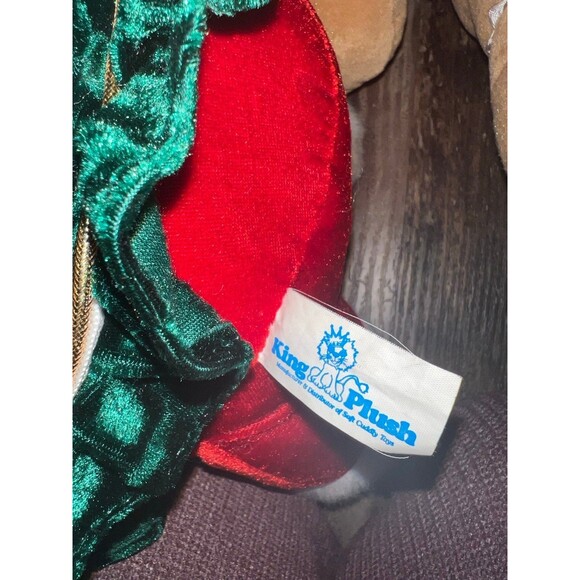 Gingerbread Friends Plush Pair Boy & Girl 13" Gibson Greetings 1994 lot of 3 - Picture 6 of 6